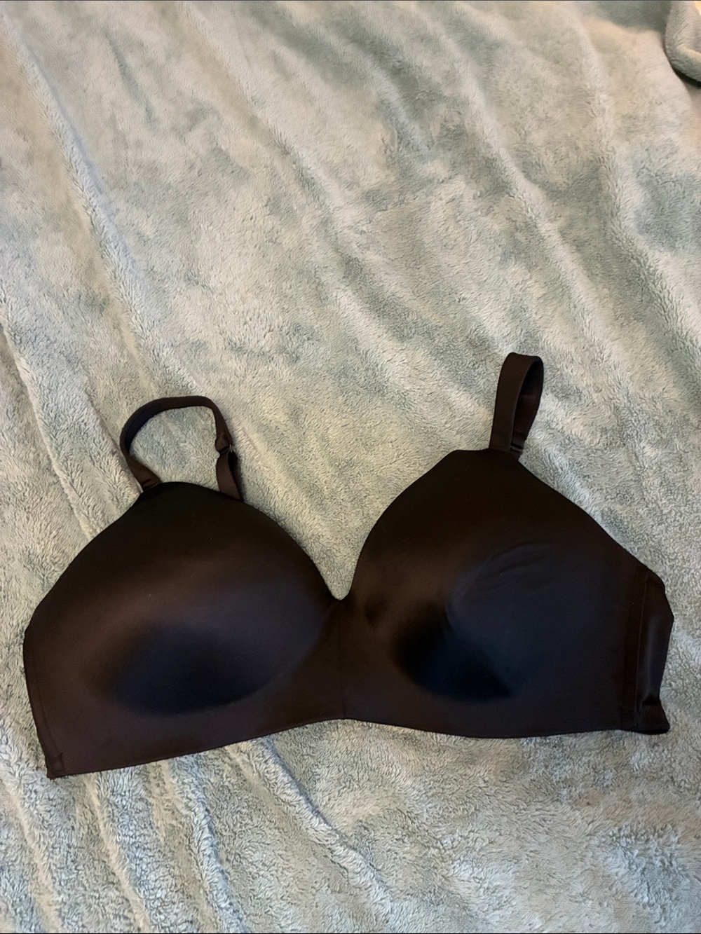 Lane Bryant 
Cacique Black Wireless Molded-Cup Bra
T-shirt bra 
Never worn